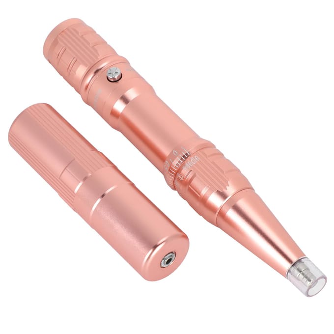 Elektrische Microblading Tattoo Machine Wenkbrauw Lip Tattoo Pen Machine Rose Goud EU Plug beige