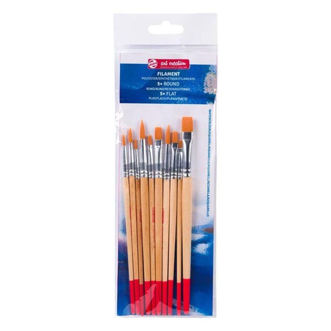 Talens Art Creation Aquarelpenselen set van 10 - polyester