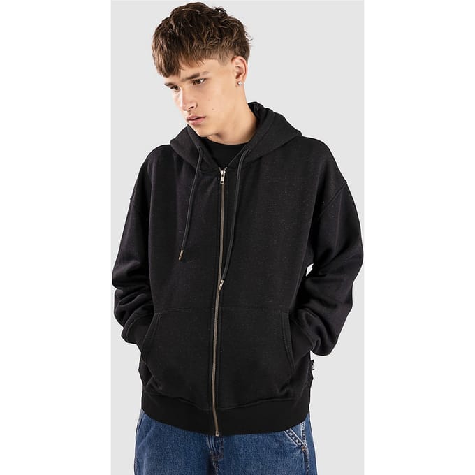 Blue Tomato Boxy Zip Hoodie zwart