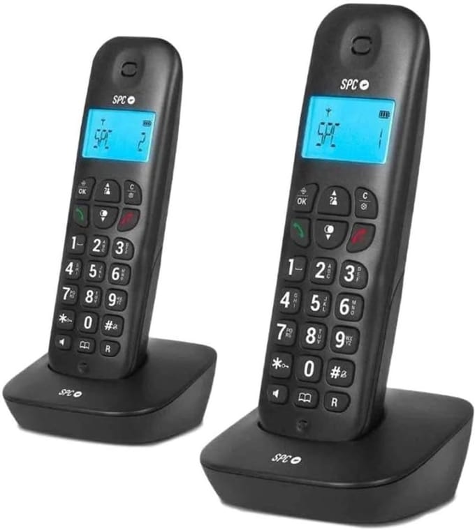 Duo Draadloze Vaste Telefoon met Verlicht Display en Nummerweergave