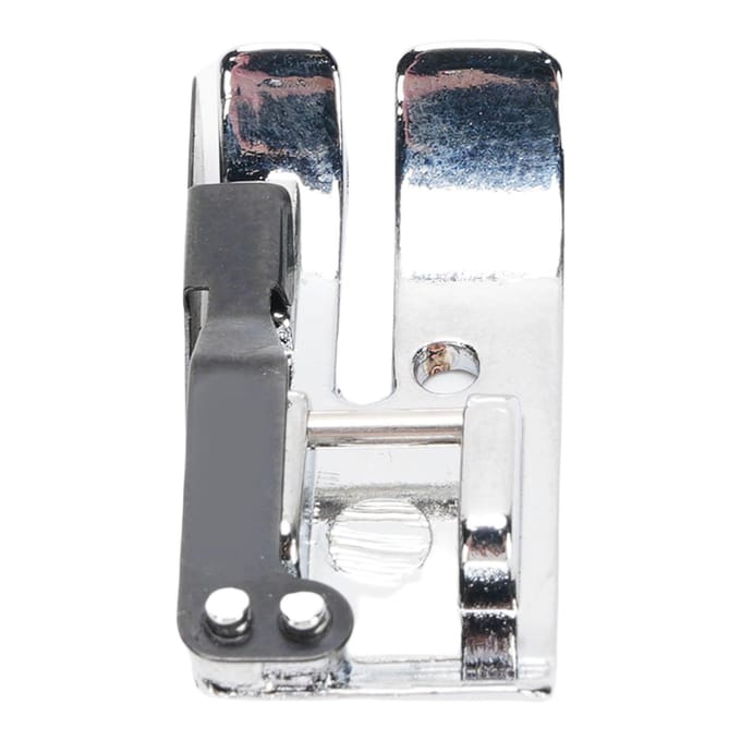 Pied-de-biche Point Droit 1/4 Pouce Acier Inoxydable Pied-de-biche Patchwork Quilting pour Machine à Coudre Domestique gray