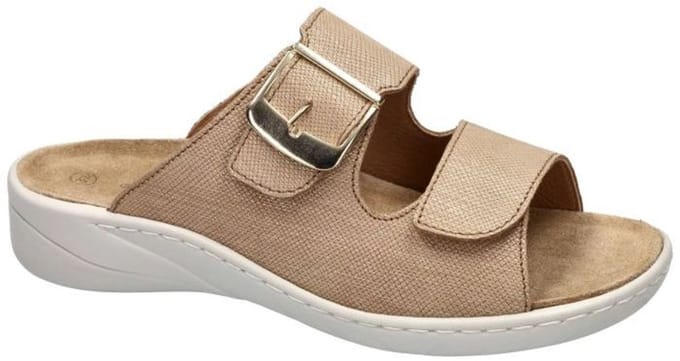 Solidus -Dames - beige - slippers & muiltjes - maat 36