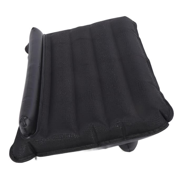 Opblaasbaar Laptopbureau Ergonomisch Waterbestendig Draagbaar Opblaasbare Reistafel om te Werken black