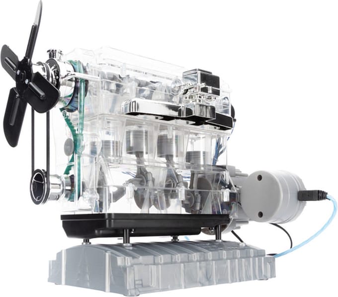 Franzis Modelbouwpakket Militaire voertuigen - 67157-8 Hybrid Engine Kit Plastic - 1:3 -