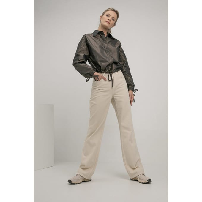 Josephine & Co Sky Blouse Dark Brown Melange Maat: 34 | Blouses Outlet | Dames | Bruin