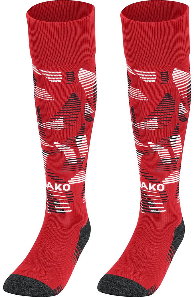 Jako Sonic Voetbalkousen - Rood / Zwart / Wit | Maat: 47-50