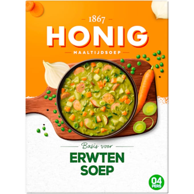 Maaltijdsoep erwten