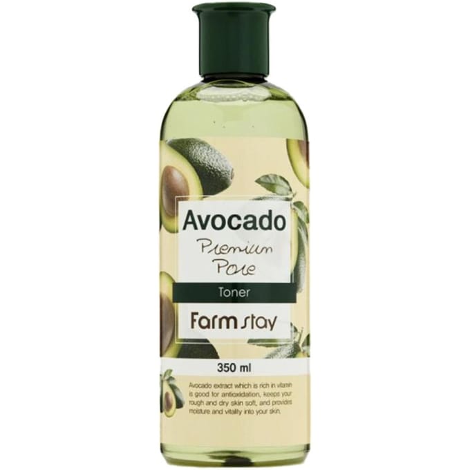 FARM STAY Avocat Premium Pore Toner 350 ml (3 options) 1pcs beige