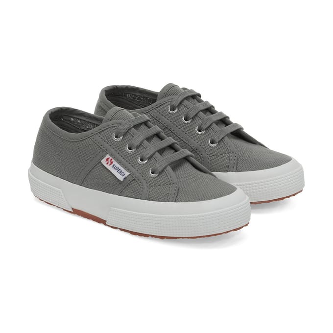 Superga Kinderen/Kinderen 2750 Jcot Leather Trainers (Grijze Salie)