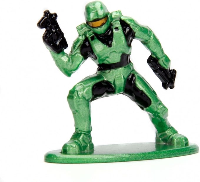 Halo - Nano Metalfigs Diecast Mini Figures 4 cm Assortment - MS1 Master Chief