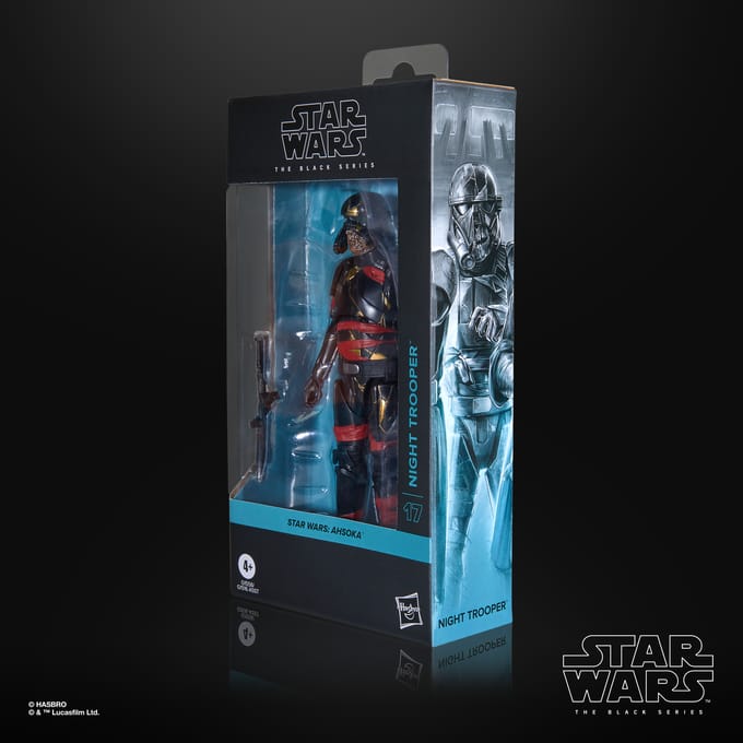 Hasbro Star Wars: Ahsoka Black Series Action Figure Night Trooper 15 cm Action Figuur