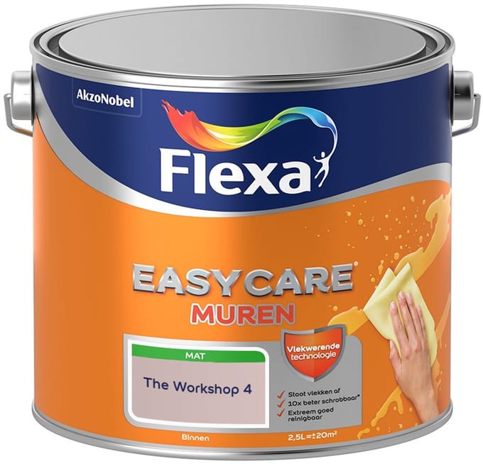 Flexa - Easycare Muren - The Workshop 4 - Mengverf - 2,5 L