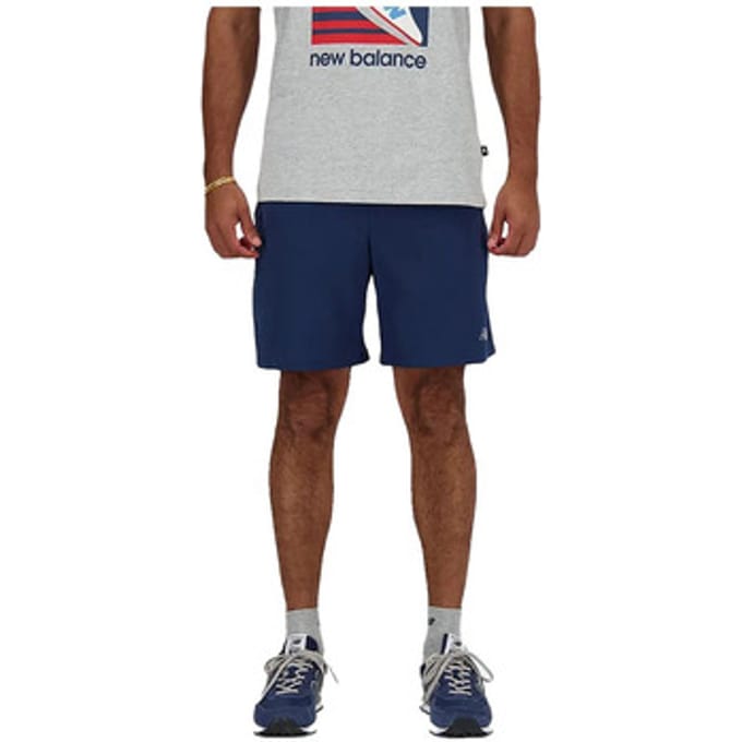Korte Broek New Balance Shorts ms41232-nny en polyester recyclé