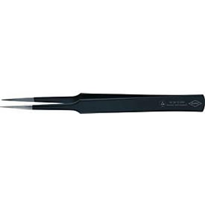 Precisie pincet L.135mm ger.lang roestvrij, antimagnetisch, e