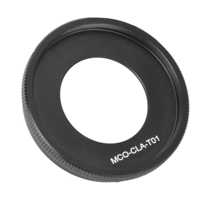 MCO CLA T01 Aluminiumlegering Lensadapterring naar 40,5mm Filter voor Olympus TG6 TG5 Camera black