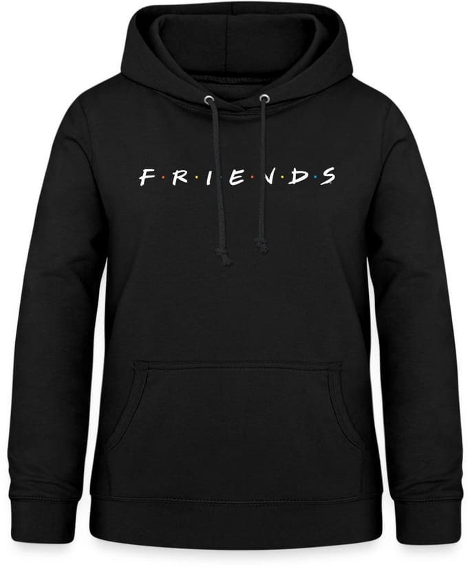 Friends Logo Wit Hoodie Dames