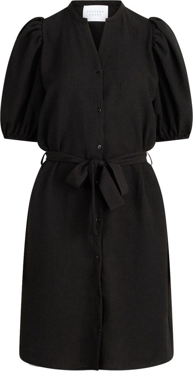SISTERS POINT Varia-dr Dames Jurk - Black - Maat XS