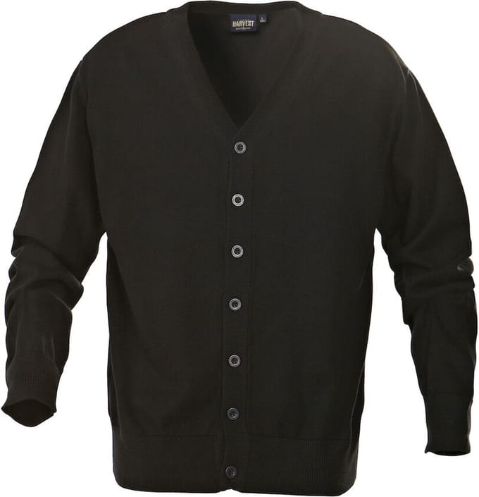 James Harvest CARDIGAN KNOWVILLE 2112501 - Zwart - M