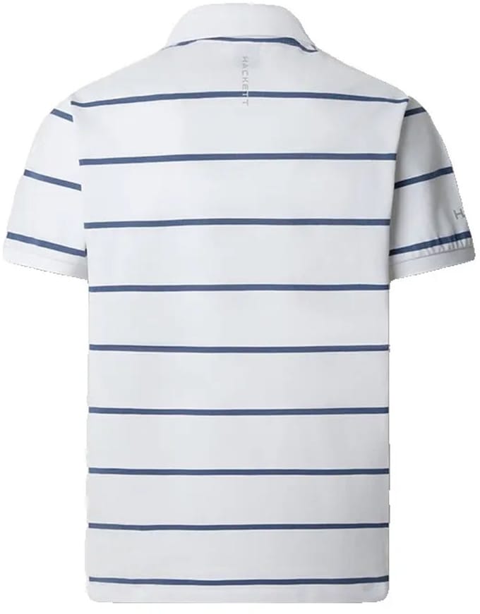 Hackett Hm5600117 Korte Mouw Poloshirt Wit M Man