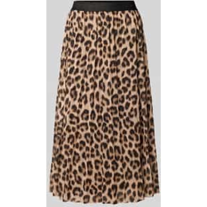 Midirok met plissévouwen