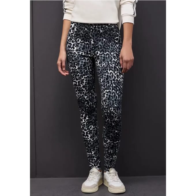 Legging met leopatroon