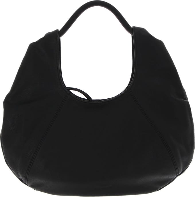 FREDsBRUDER Leren Schoudertas Hibicy Hobo Black Zwart