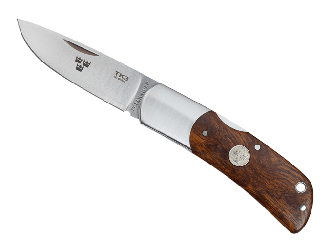 Fällkniven Zakmes Tre Kronor Folder 3 Iron Wood