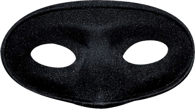 WIDMANN - Zwart rond oogmasker voor volwassenen