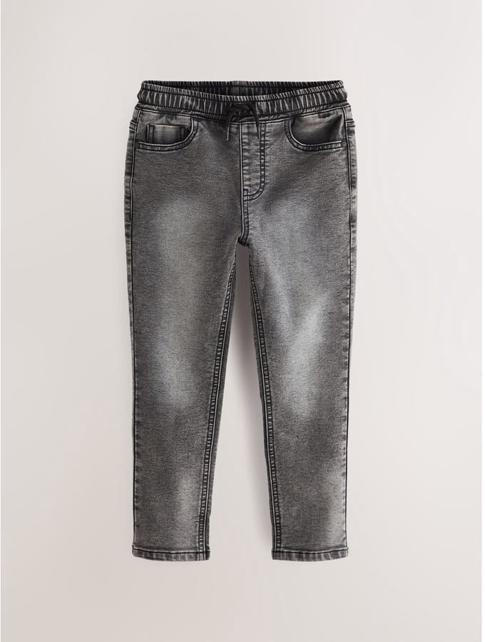 Next - Jongens - Jeans met stretch en elastische taille - Grijs