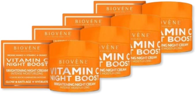 Biovene Nachtcreme Vitamin C 4 pak Voordeel