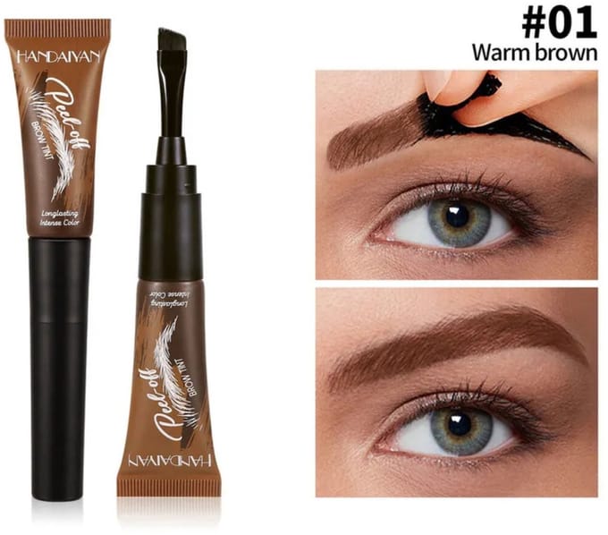Long Lasting Peel Off Eye Brow 01 Warm Brown - Waterproof - 6.8ml