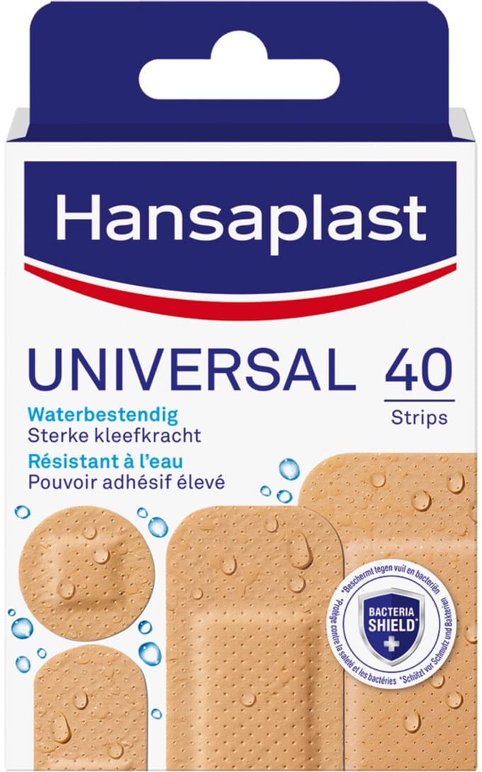 Hansaplast Universal Strips - 2 x 40 stuks - Voordeelverpakking