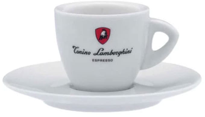 Tonino Lamborghini - Espresso kop en schotel - Wit