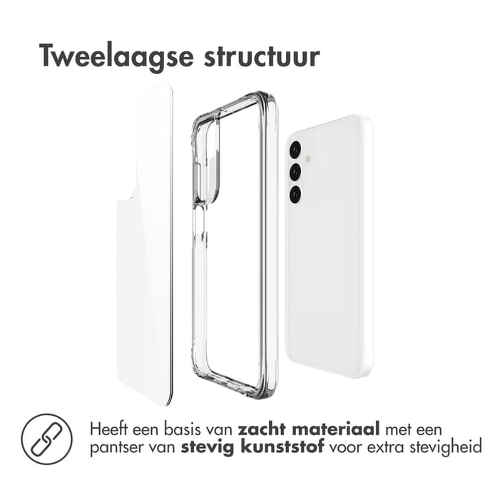 imoshion Hoesje - Geschikt voor Samsung Galaxy A25 (5G) - Case - Transparant