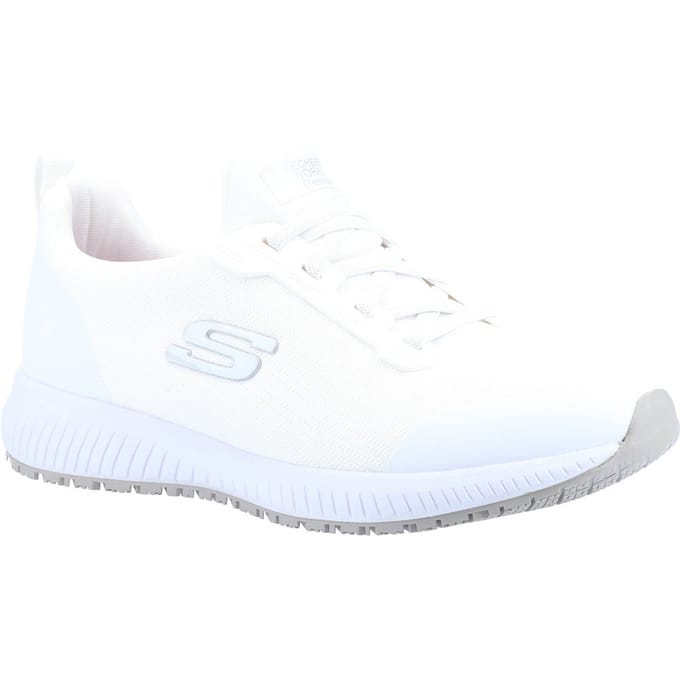 Skechers Dames Squad Slipbestendige Veter Veiligheidsschoenen