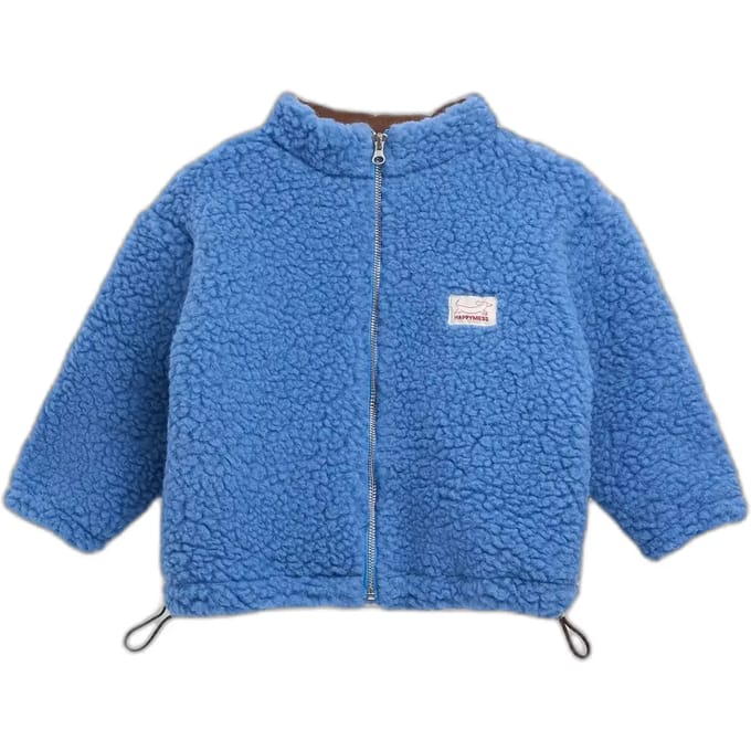 Kinder fleece met rits Happymess