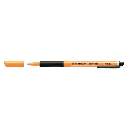 Rollerpen stabilo pointvisco 1099/46 fijn zwart