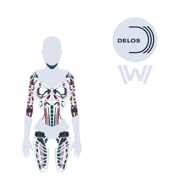 Westworld Delos Host Women's T-Shirt - White - L