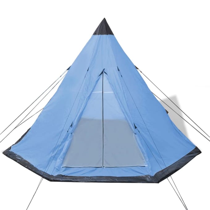 vidaXL - Tent - 4-persoons - blauw