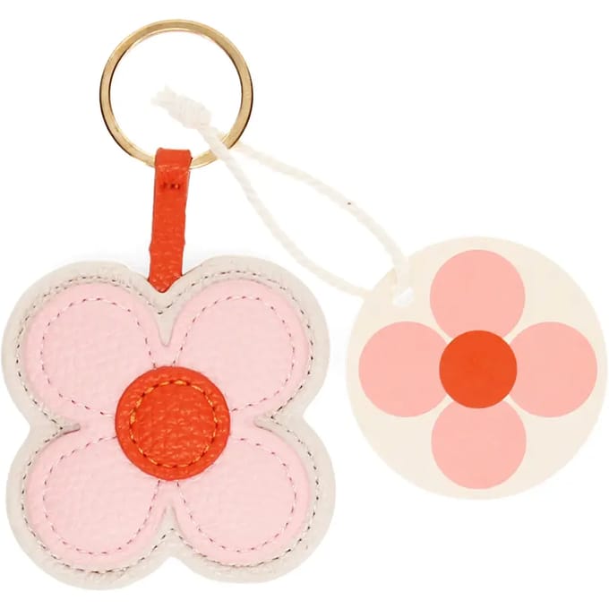 Sleutelhanger Rex London Pink daisy