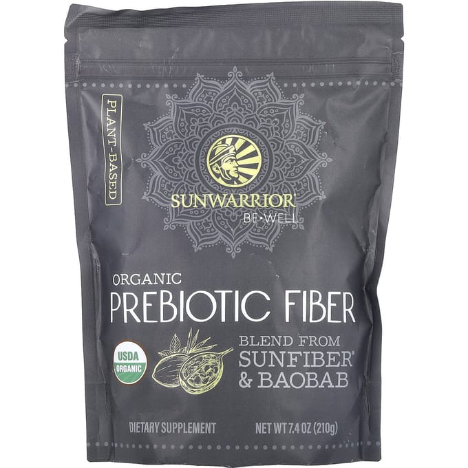 Sunwarrior, Fibres Prébiotiques Bio, 7,4 oz (210g)