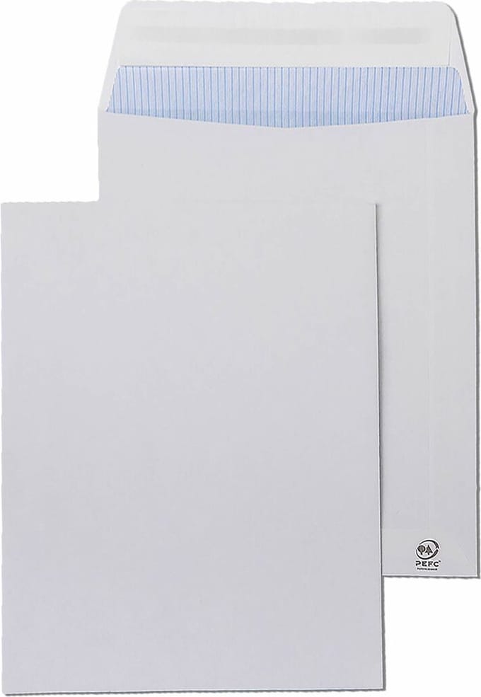 Envelop Sam Din C4 22,9 X 32,4 Cm 250 Stuks Wit Papier