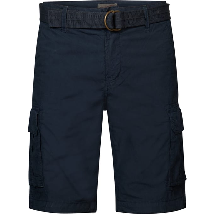Petrol Industries - Heren Cargoshort met riem - Blauw