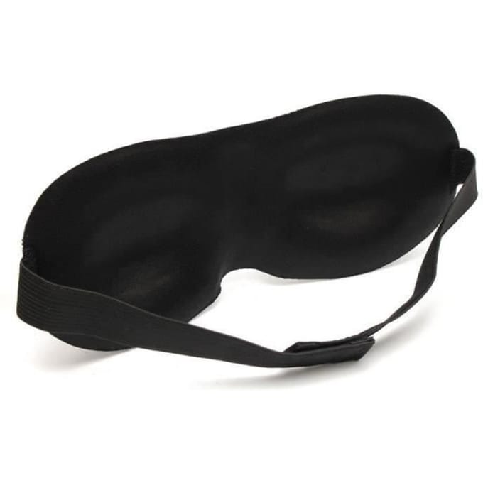 Masque de sommeil - AS11906 - 3D - Anti-lumière - Relaxation - Noir noir