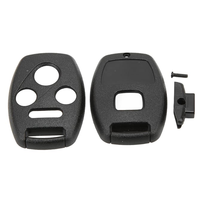 Coque de clé de voiture Boîtier Clé télécommande sans clé Étui Housse 3+1 Boutons Remplacement pour Civic EX 20112013 gray
