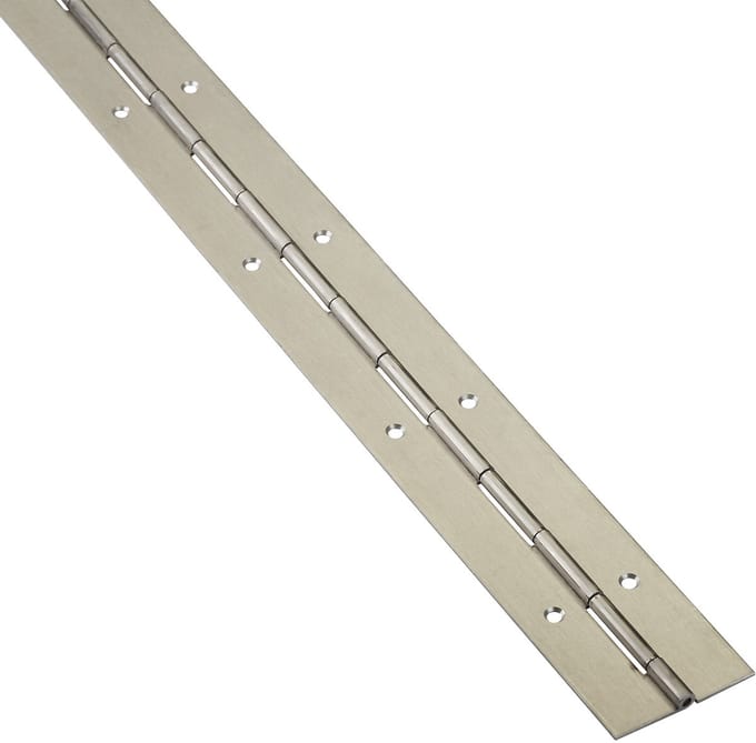 Pianoscharnier 1000 x 50 x 1,5 mm Aluminium Deurscharnier van SOTECH