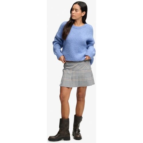 Superdry - Geruite halve cirkelrok met plooien - Dames - Rokken
