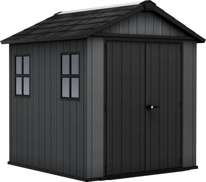Keter Newton 757 Tuinhuis - 223,8x230x246cm - Grijs