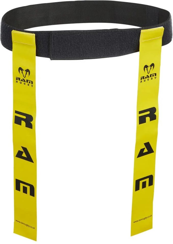 RAM Rugby - Tag belt Set - Complete set met riem en tags - Large - Geel