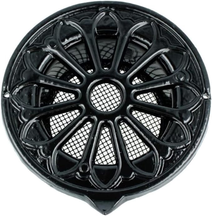 Nostalgisch Ventilatierooster met Insectenhor en Afdruiprand - Diverse Aansluitmaten
